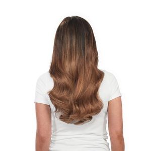 BELLAMI SILK SEAM 140G 18" CHESTNUT BROWN (6) HAIR EXTENSIONS